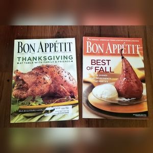 Bon Appétit Magazine October 2004 and November 2004